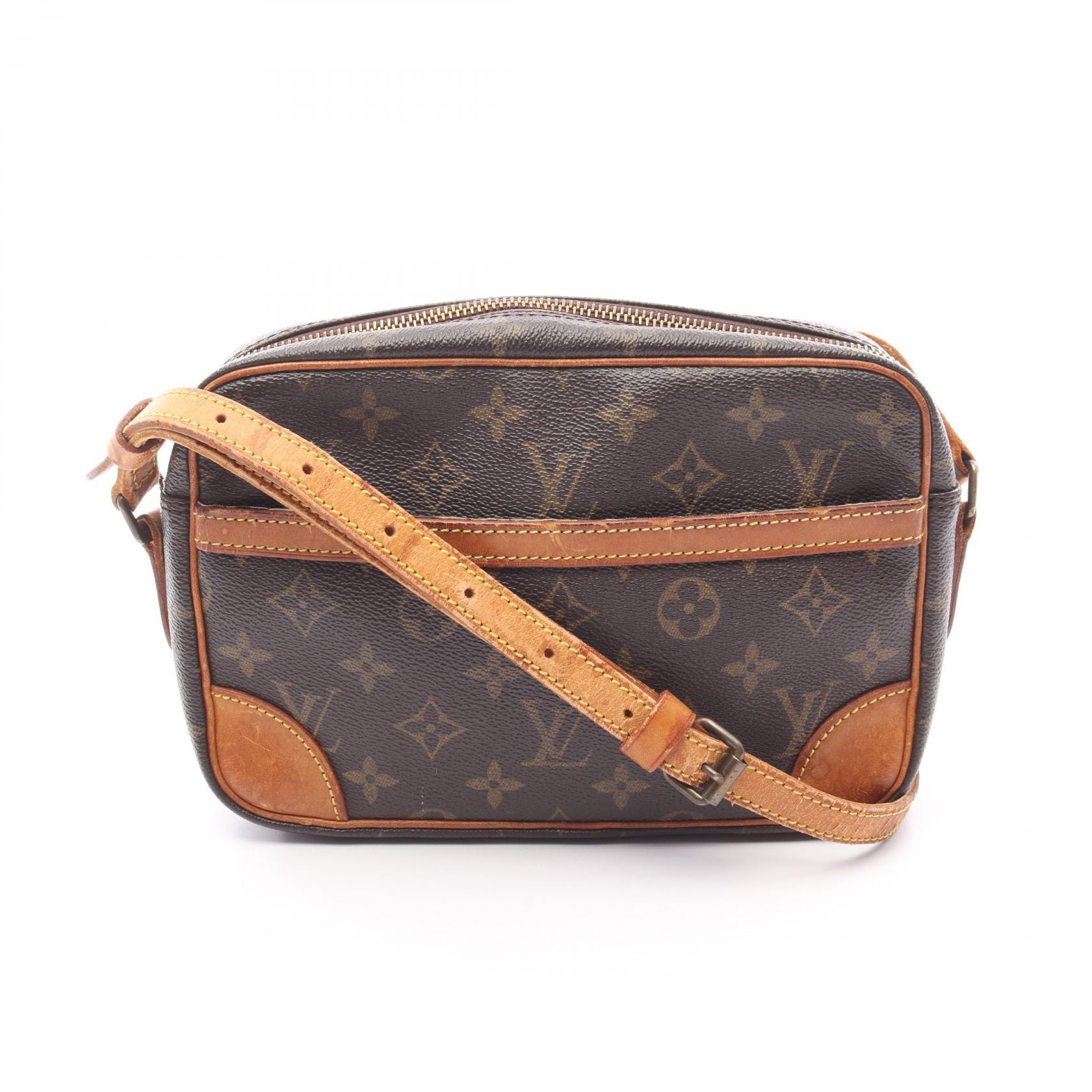 ルイ・ヴィトン LOUIS VUITTON トロカデロ24 ショルダーバッグ バッグ PVCコーティングキャンバス レザー モノグラム レディース ブラウン系 M51276 【中古】