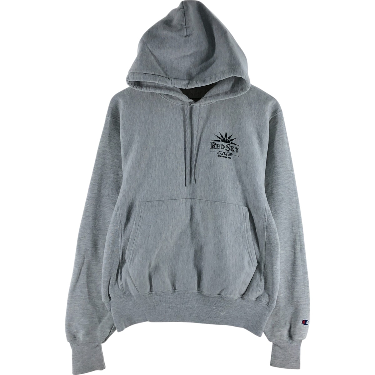 古着 00年代 チャンピオン Champion PREMIUM REVERSE WEAVE プレミアムリバースウィーブ バックプリント スウェットプルオーバーパーカー メンズS相当/eaa528620