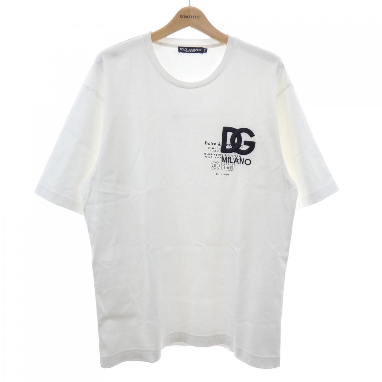 ドルチェアンドガッバーナ DOLCE&amp;GABBANA Tシャツ DOLCE&GABBANA - ☆ドルチェアンドガッバーナ ドルガバ プリント ロゴ