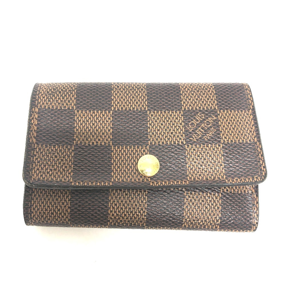 ルイヴィトン LOUIS VUITTON ミュルティクレ6 6連キーケース N62630 小物 キーケース ダミエキャンバス エベヌ ブラウン