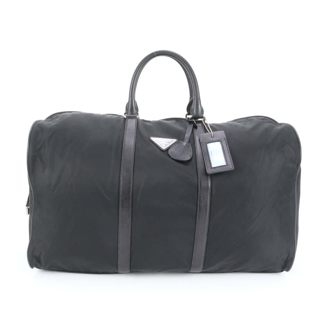 ■極美品 プラダ テスート ナイロンサフィアーノ トライアングルロゴ