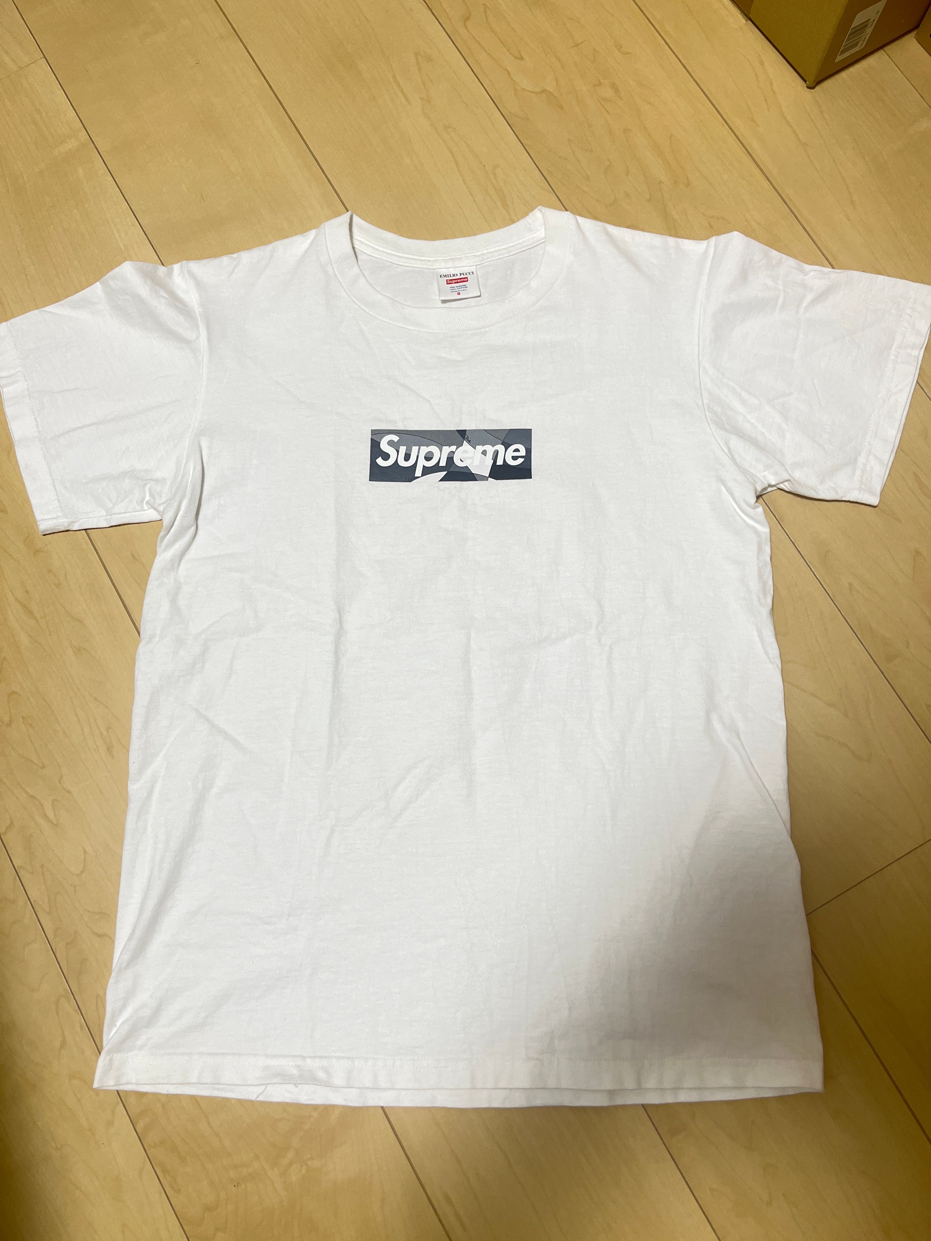Supreme / Emilio Pucci® Box Logo Tee "White/Black"