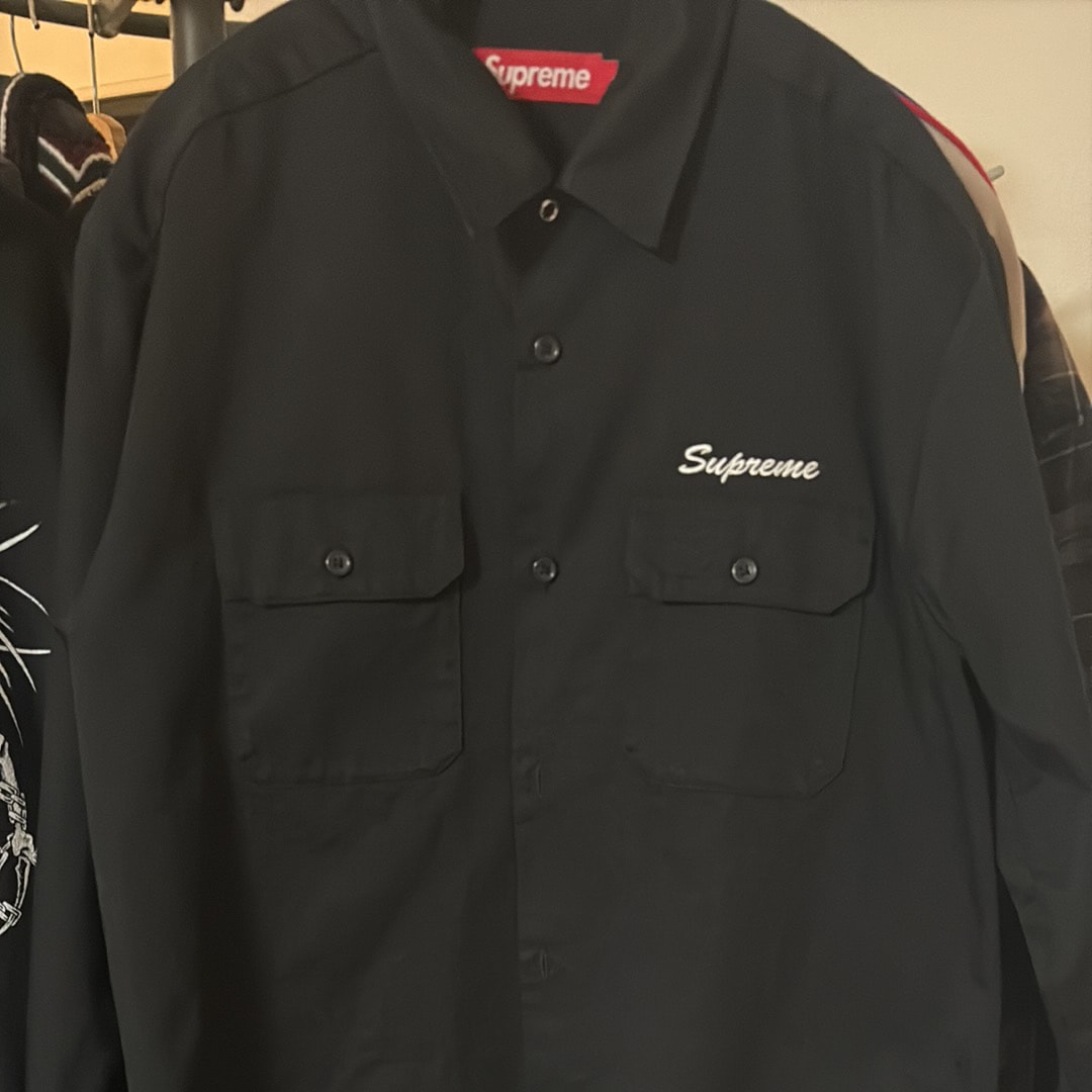 Supreme Our Lady Work Shirt "Black"