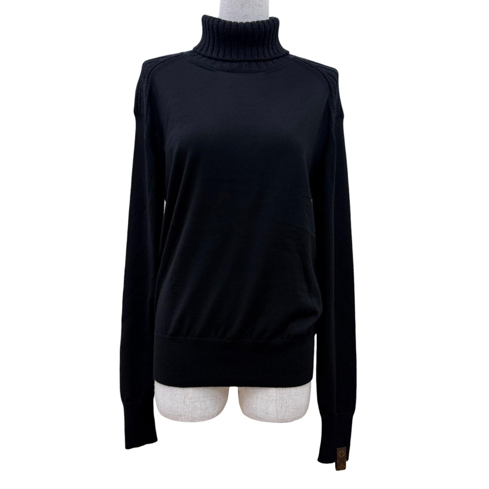 美品 ルイヴィトン ニット ブラック レディース XS