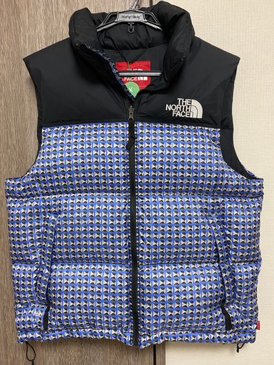 Supreme x The North Face Studded Nuptse Vest "Royal"