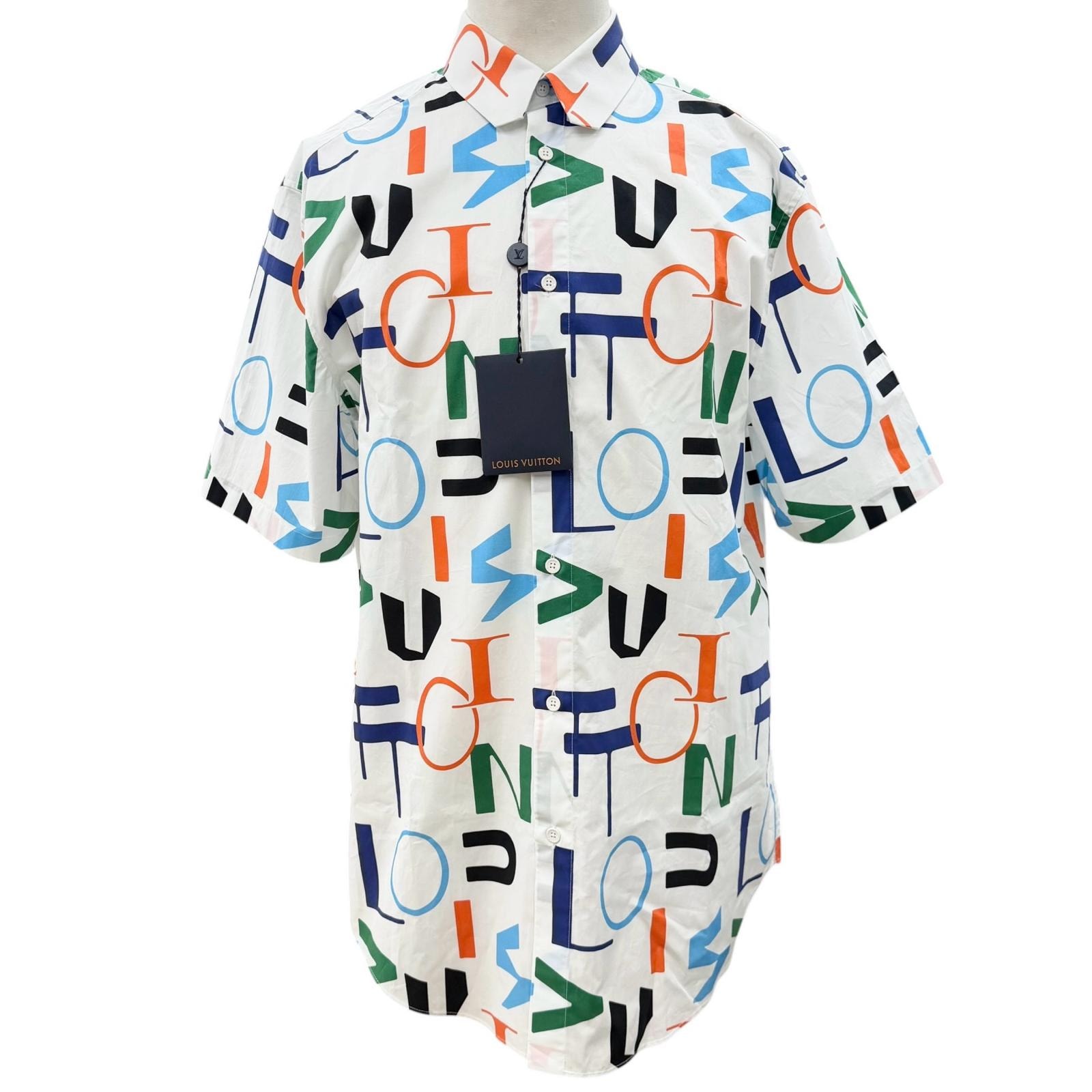 未使用品 ルイヴィトン 半袖シャツ LVSEエレクトリック DNA XL