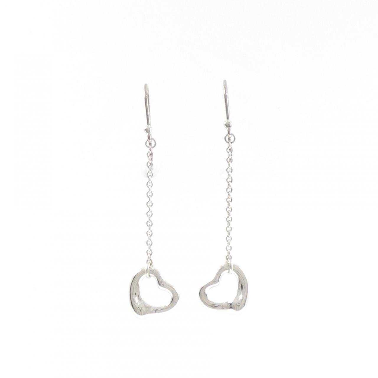 ティファニー オープンハート ドロップ ピアス