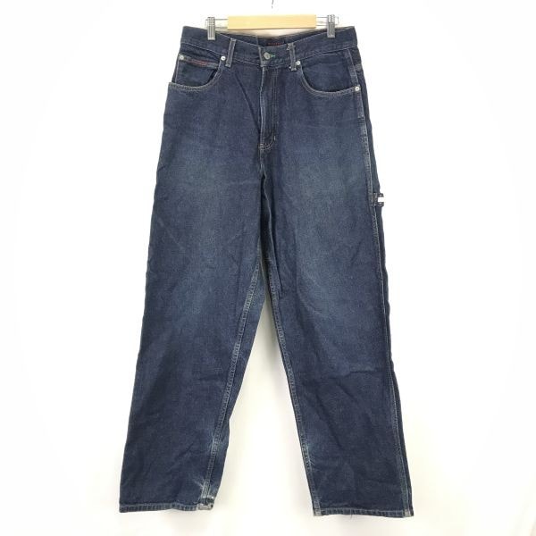 90s?/Vintage★TOMMY JEANS/トミージーンズ★ペインターパンツ【30/32 股下83cm/インディゴ】トミーヒルフィガー/Pants/Trouser◆mBH696