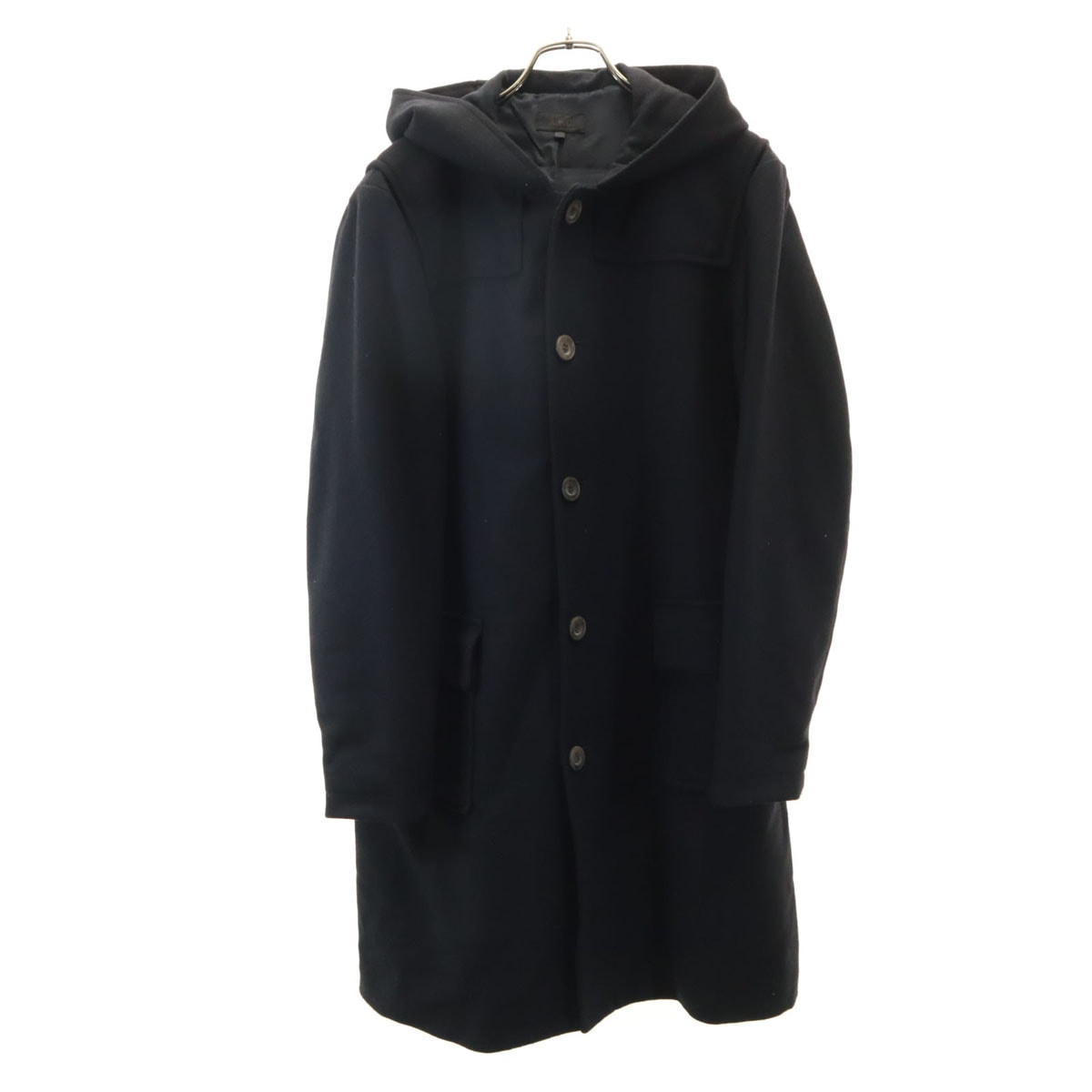 A.P.C ウールジャケット 比翼仕立て フランス製 コート アーペーセー C (やや傷や汚れあり)】A.P.C. アーペーセー フランス製 フーデッド