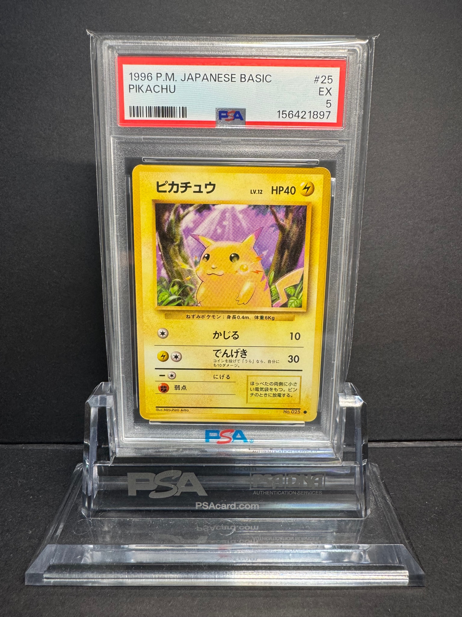 ピカチュウ ● : 旧裏 [PMCG1-2](拡張パック「ポケットモンスター カードゲーム」再販)