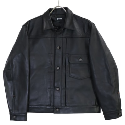 ショット 【美品/国内正規】782-3950128 SHEEP LEATHER 1st TRACKER JACKET シープスキン 1st トラッカージャケット S
