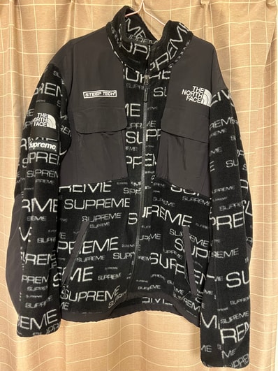 Supreme x The North Face Steep Tech Fleece Jacket "Black"