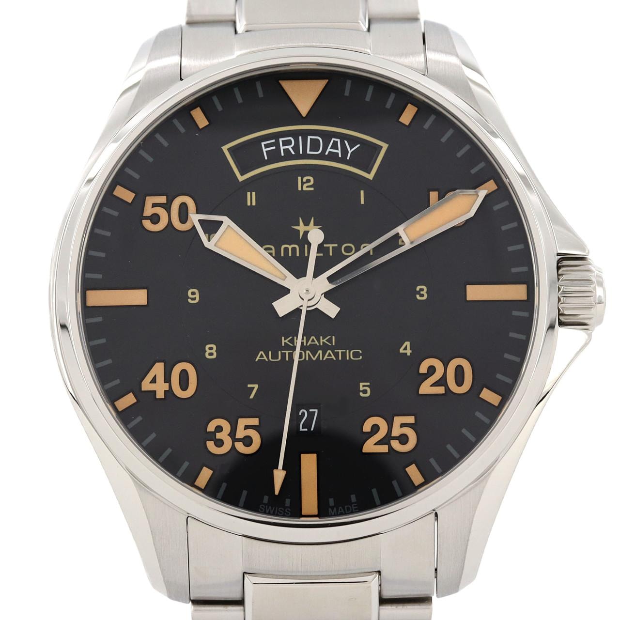 【新品】ハミルトン カーキアビエーション H646450/H64645131 SS 自動巻
