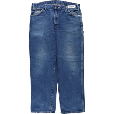 古着 ディッキーズ Dickies デニムペインターパンツ メンズw37相当/eaa664122