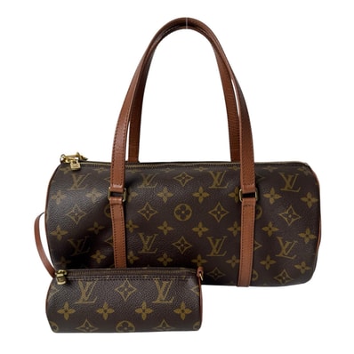 ルイヴィトン LOUIS VUITTON モノグラム パピヨン30 バッグ M51365 TH1901 ミニポーチ付 レディース