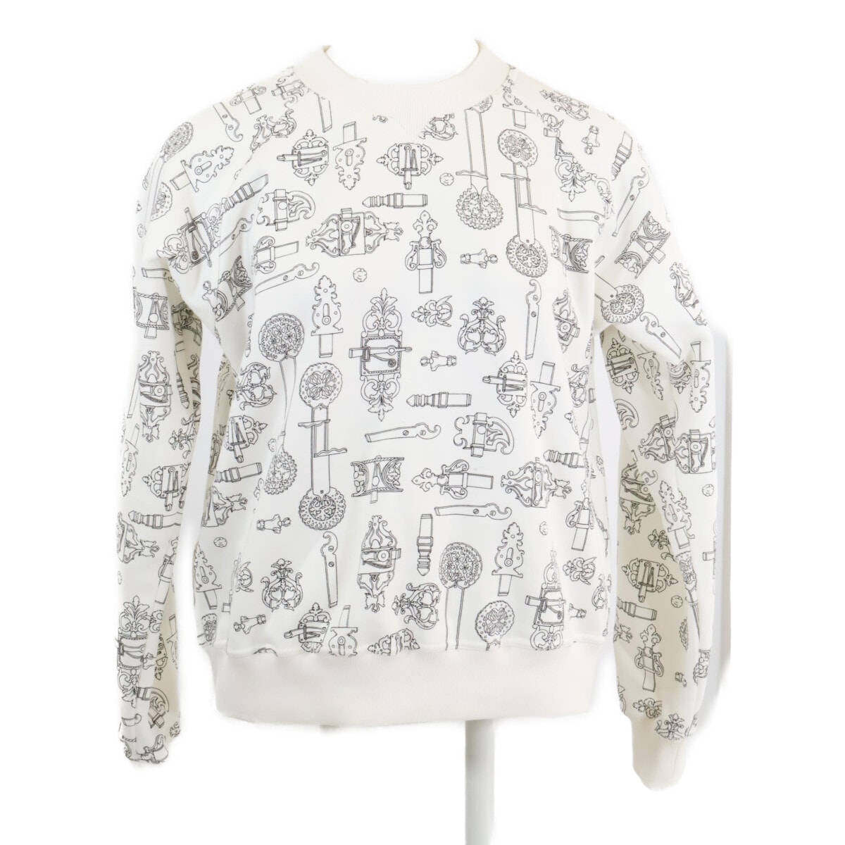 エルメス 【美品/国内正規】6E4624DG Ferronnerie Remix フェロヌリー・リミックス スウェットシャツ 34