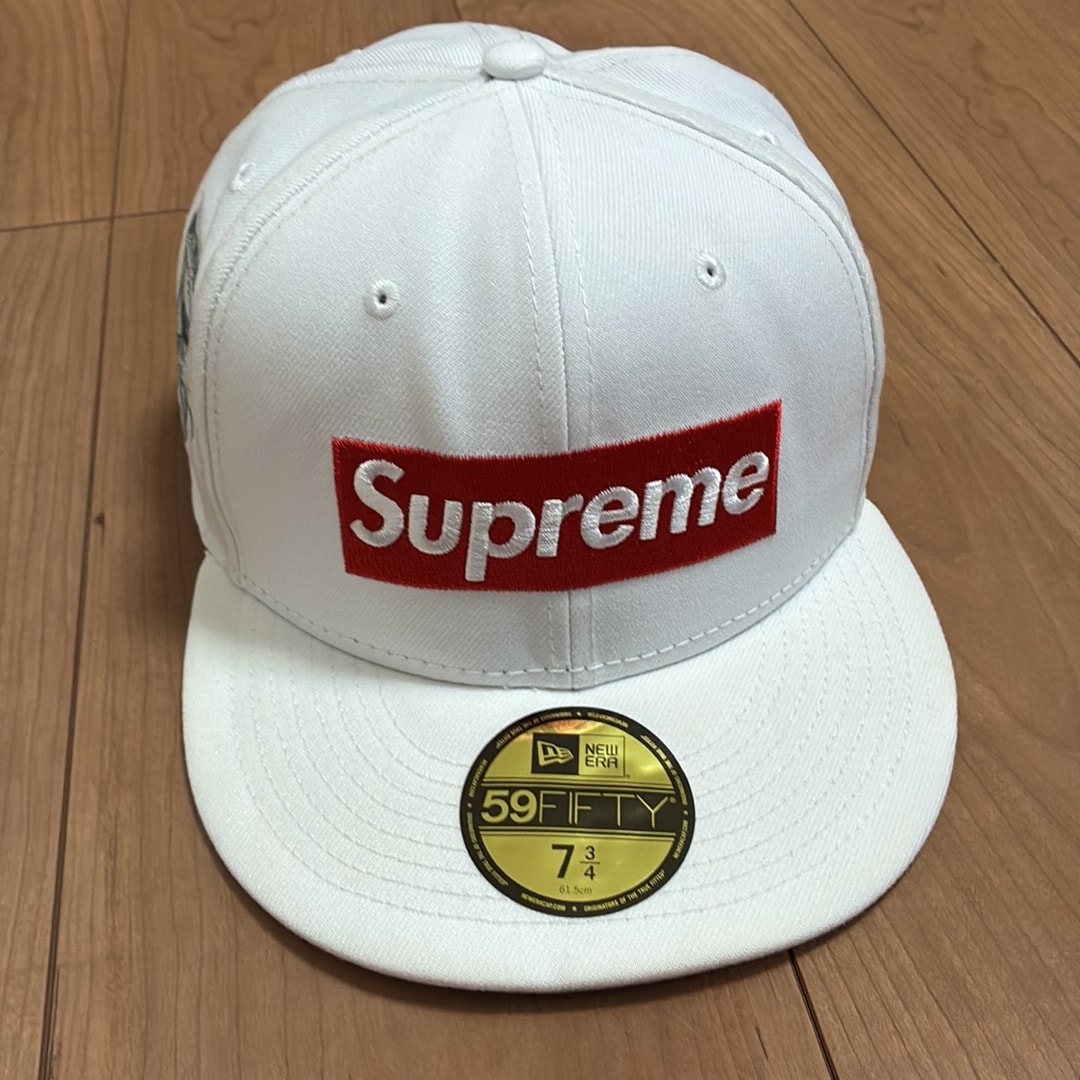 Supreme Money Box Logo New Era "White"