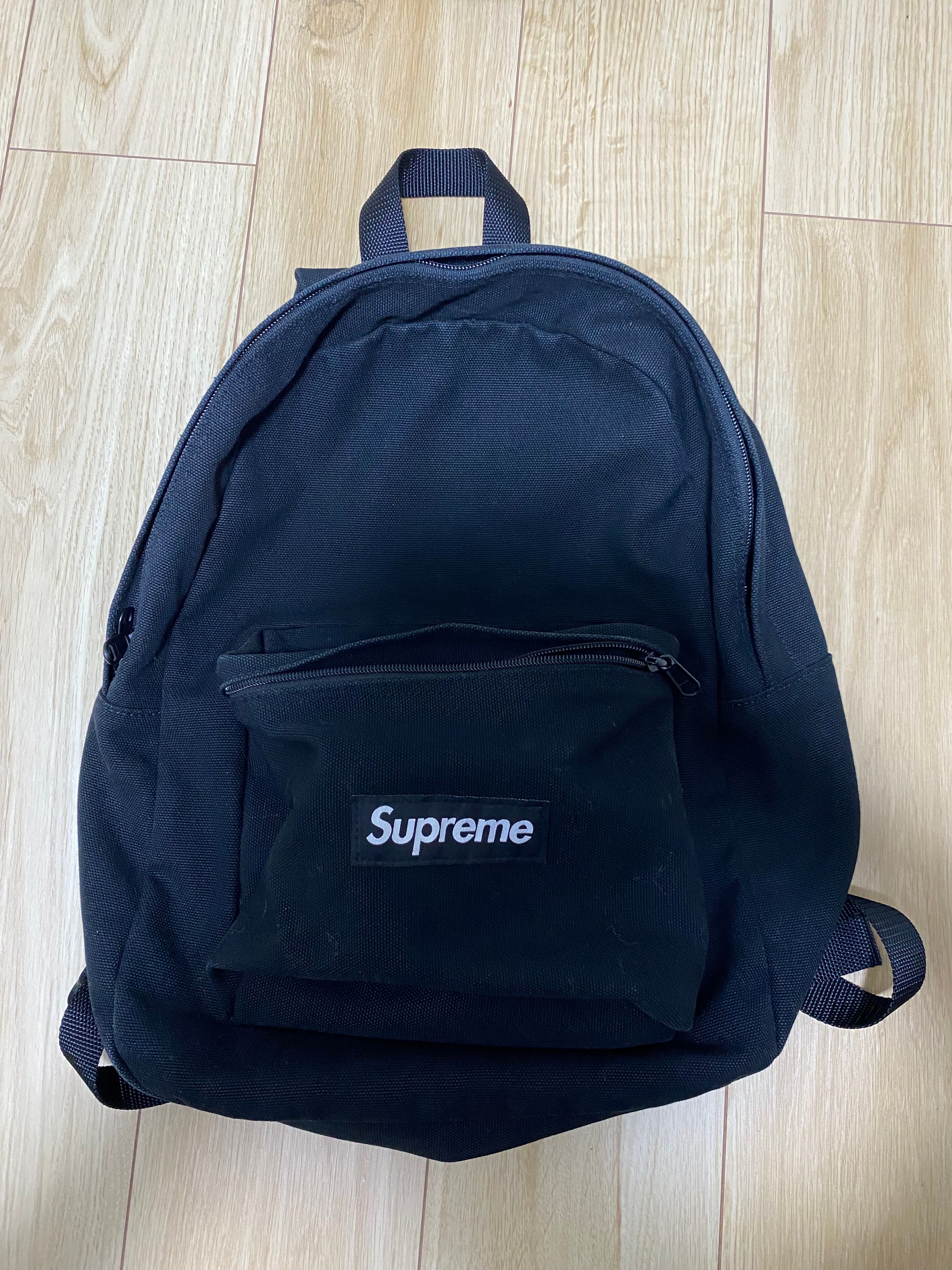 Supreme Canvas Backpack "Black"