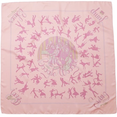 ■美品■HERMES エルメス Boogie Woogie ブギウギ カレ90 スカーフ 総シルク ストール マフラー ブランド古着【中古】20260506/RA9214