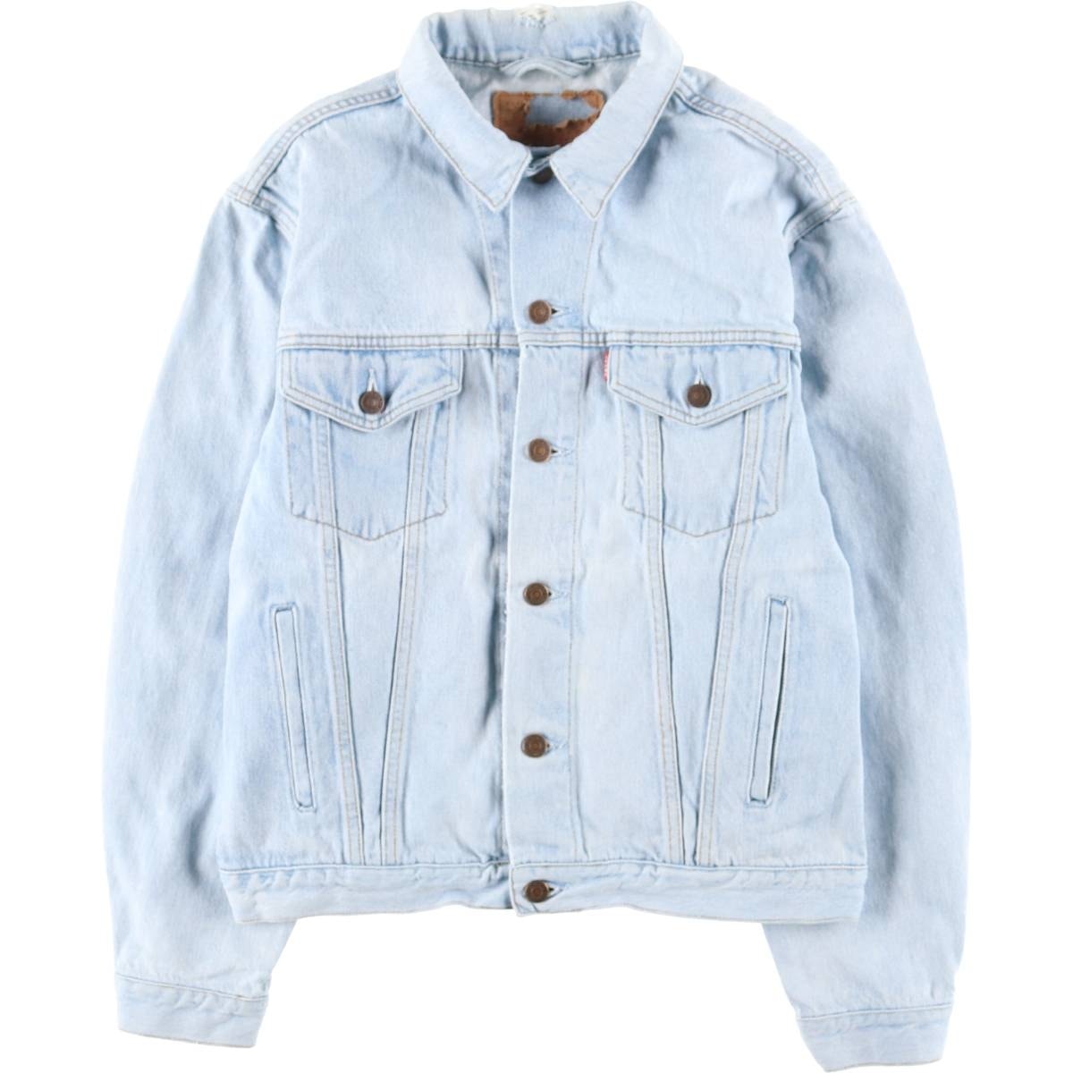 古着 90年代 リーバイス Levi's 70503-0213ユーロモデル デニムジャケット Gジャン イタリア製 メンズM相当 ヴィンテージ/eaa459992