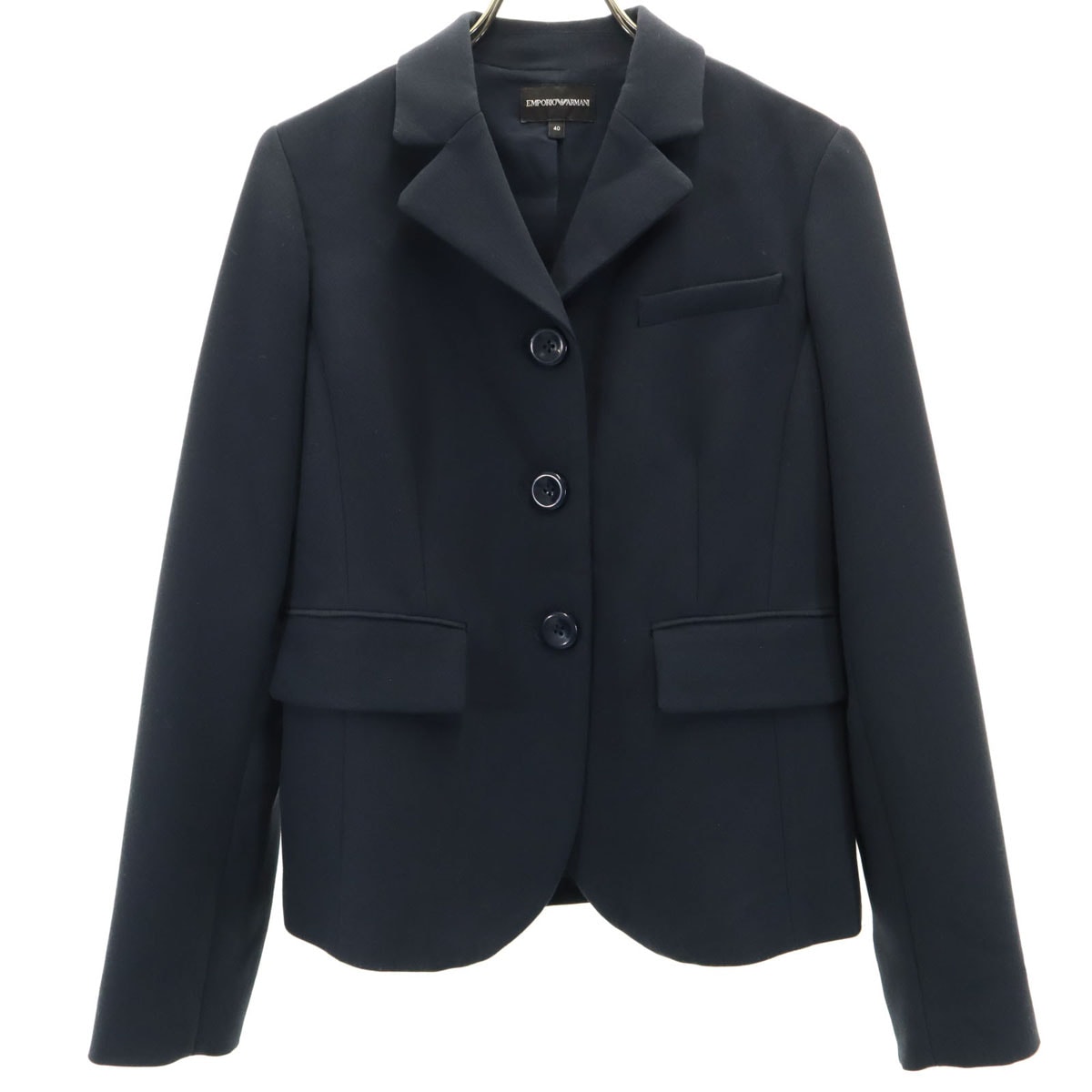 Emporio Armani エンポリオアルマーニ 長袖 ジャケット 40 ネイビー系