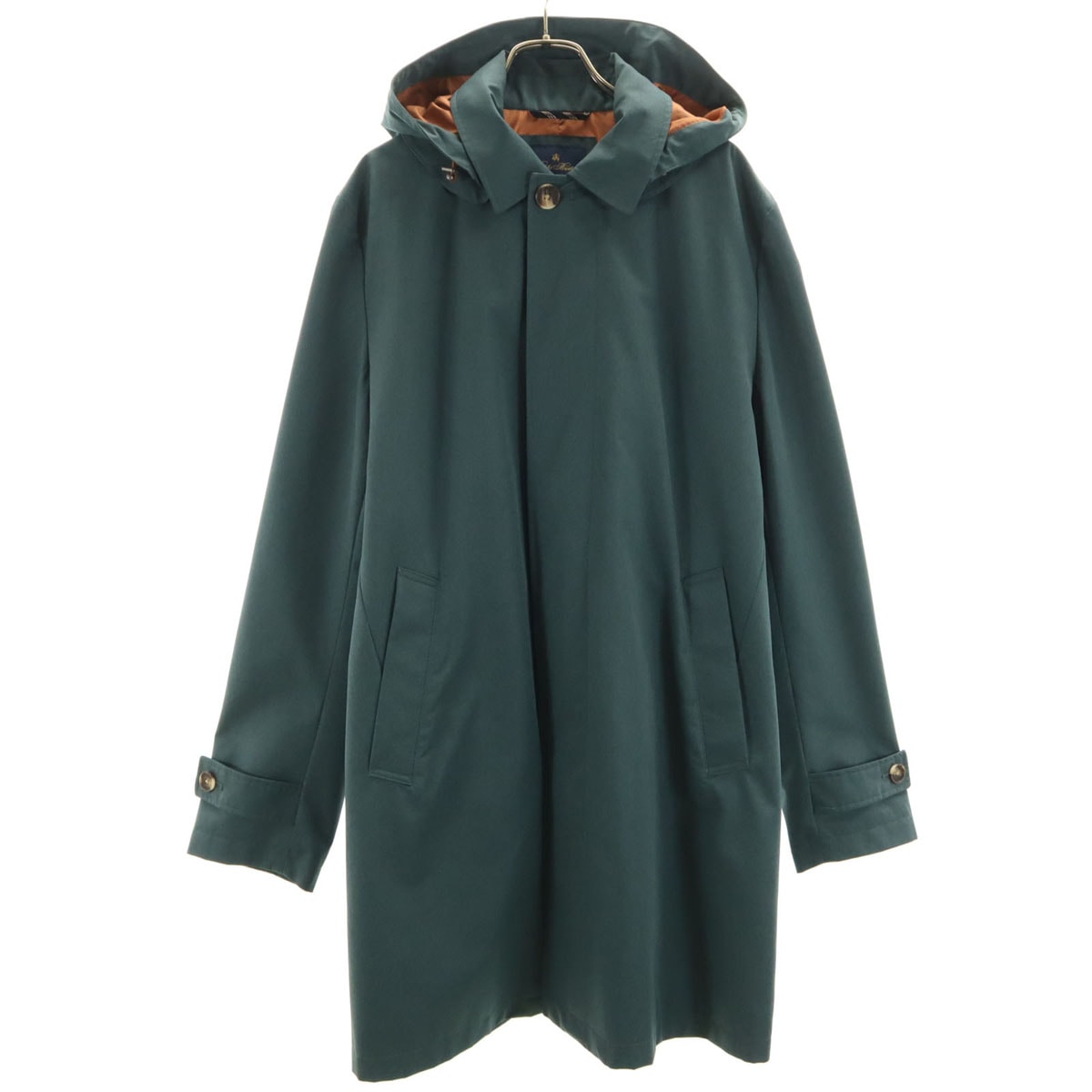 Brooks Brothers ブルックスブラザーズ ステンカラーコート M グリーン