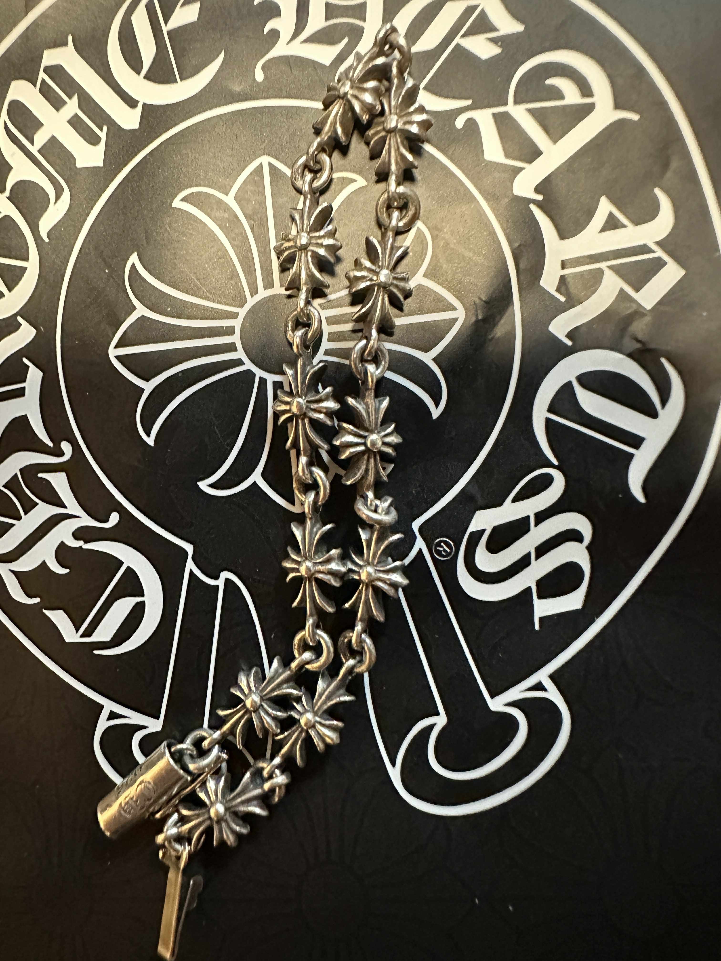 Chrome Hearts Tiny E CH Plus Bracelet 11Link "Silver"