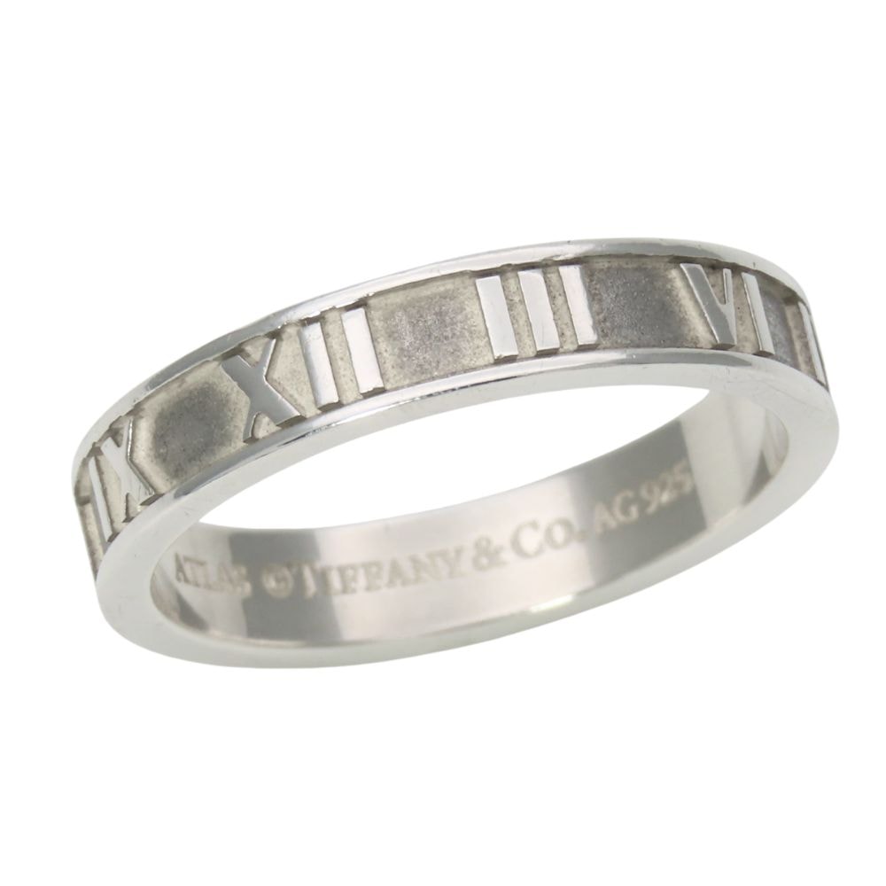 【中古】 ティファニー リング・指輪 アトラス シルバー925 約3.6g シルバー アクセサリー メンズ 男性 TIFFANY&Co.