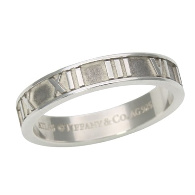 【中古】 ティファニー リング・指輪 アトラス シルバー925 約3.6g シルバー アクセサリー メンズ 男性 TIFFANY&Co.