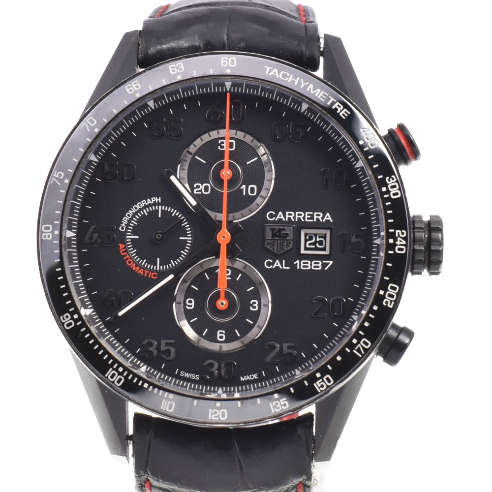 ベルト訳あり タグホイヤー TAG HEUER CAR2A80.FC6237 カレラ 1887 クロノグラフ レーシング 自動巻き メンズ 箱・保証書付き M#145679