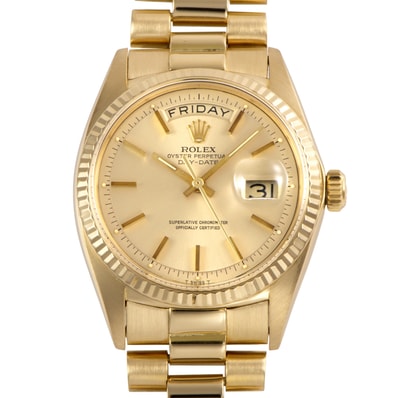 ROLEX ロレックス デイデイト 1803 1972年製 Tritium ジャパンブレス K18YG【中古】