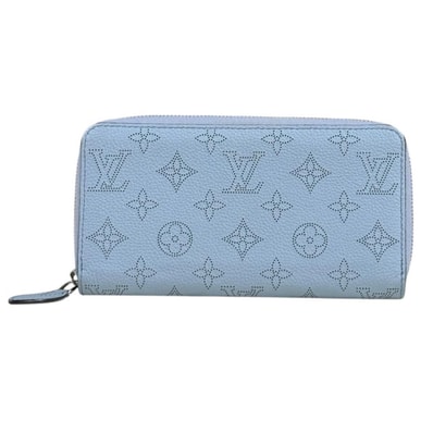 Louis Vuitton Zippy Wallet Monogram Mahina "Blue Horizon"