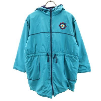 YVES SAINT LAURENT イヴサンローラン 90s オールド リバーシブル ジャケット 150 エメラルドグリーン