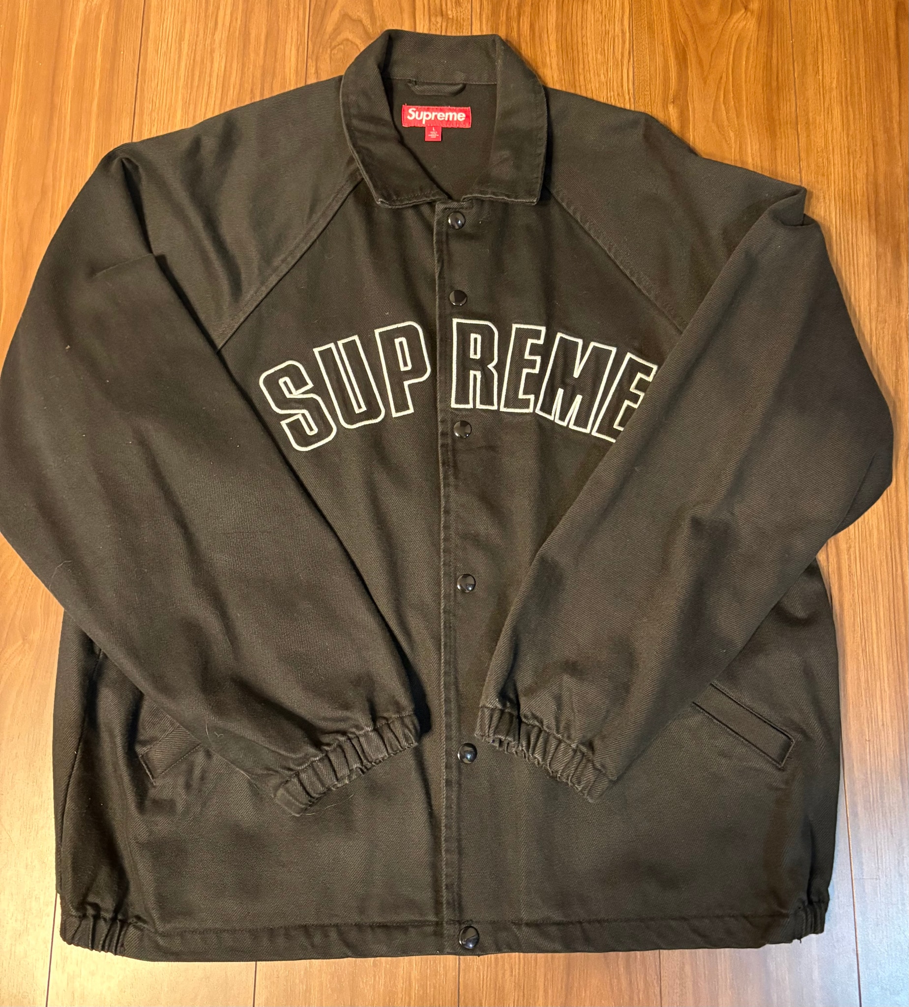 Supreme Arc Denim Coaches Jacket "Black"