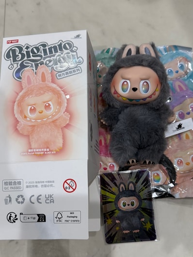 POP MART THE MONSTERS (LABUBU) Big into Energy Series Plush Pendant ID (Secret)