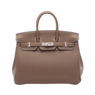 エルメス HERMES バーキン25 ハンドバッグ バッグ レザー トゴ トゴ エトゥープ D刻印(2019年製造) レディース グレー系 【中古】
