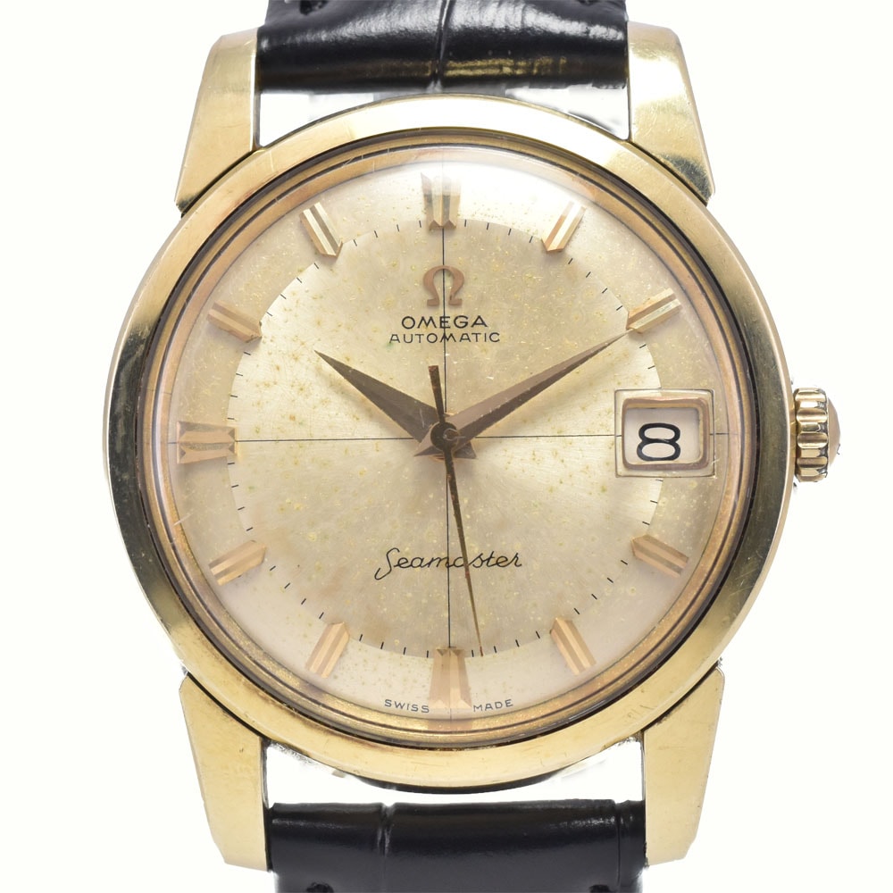 オメガ OMEGA 14762.61.SC ヴィンテージ シーマスター Cal.562 シャンパン 自動巻き メンズ 腕時計 L#147908
