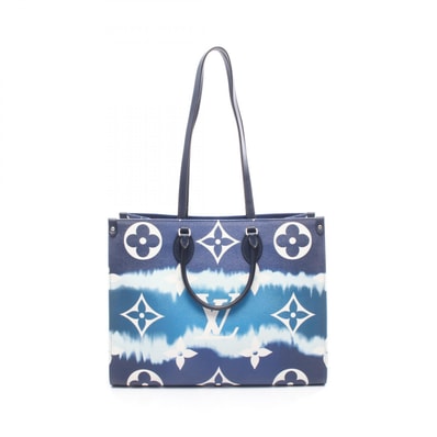 ルイ・ヴィトン LOUIS VUITTON LVエスカル オンザゴー GM ショルダーバッグ バッグ PVCコーティングキャンバス レザー レディース ネイビー系 / ホワイト系 / マルチカラー M45120 【中古】