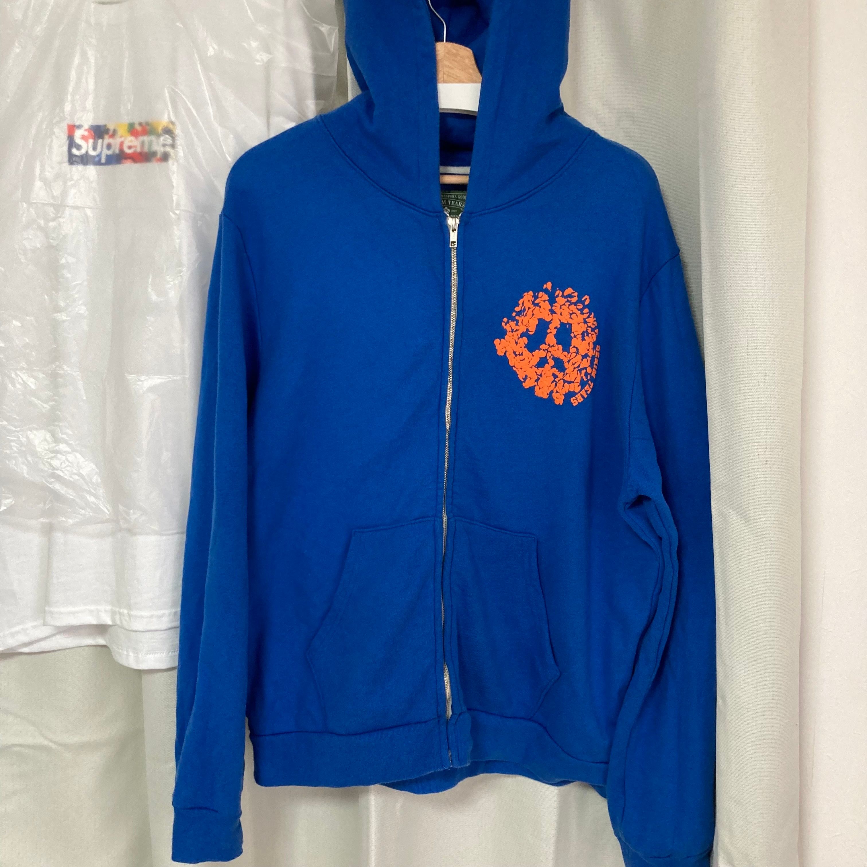 DENIM TEARS Denim University Zip Hoodie "Royal Blue"