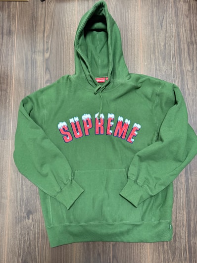 Supreme Icy Arc Hooded Sweatshirt "Green"