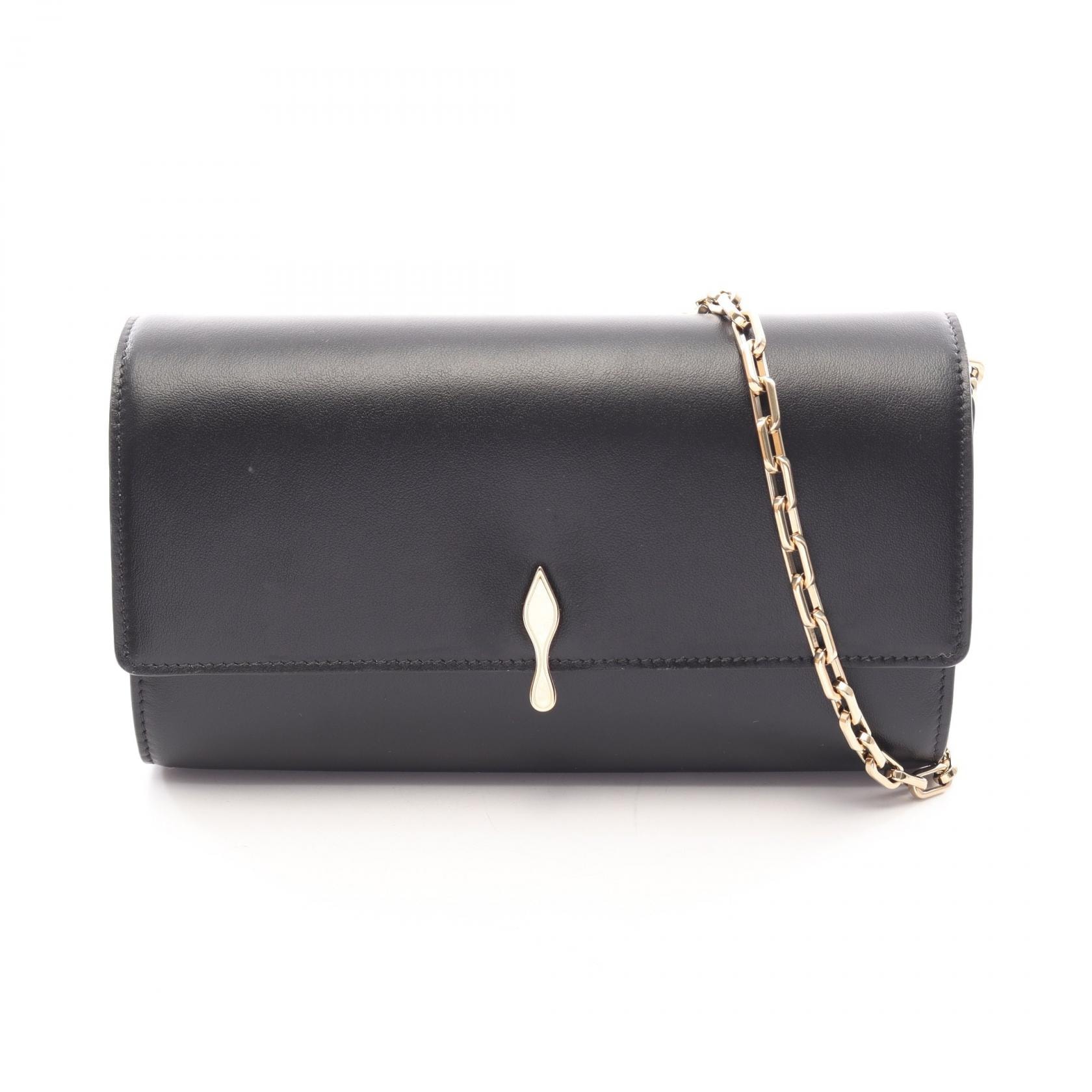 クリスチャンルブタン Christian Louboutin Bettina ショルダーバッグ バッグ レザー レディース ブラック系 3265200CM6S 【新品】