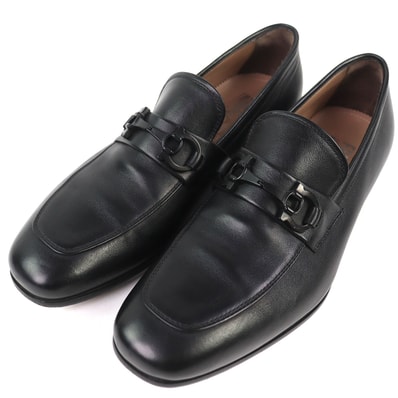 美品 サルヴァトーレフェラガモ ダブルガンチーニ ローファー ASTEN 5EE