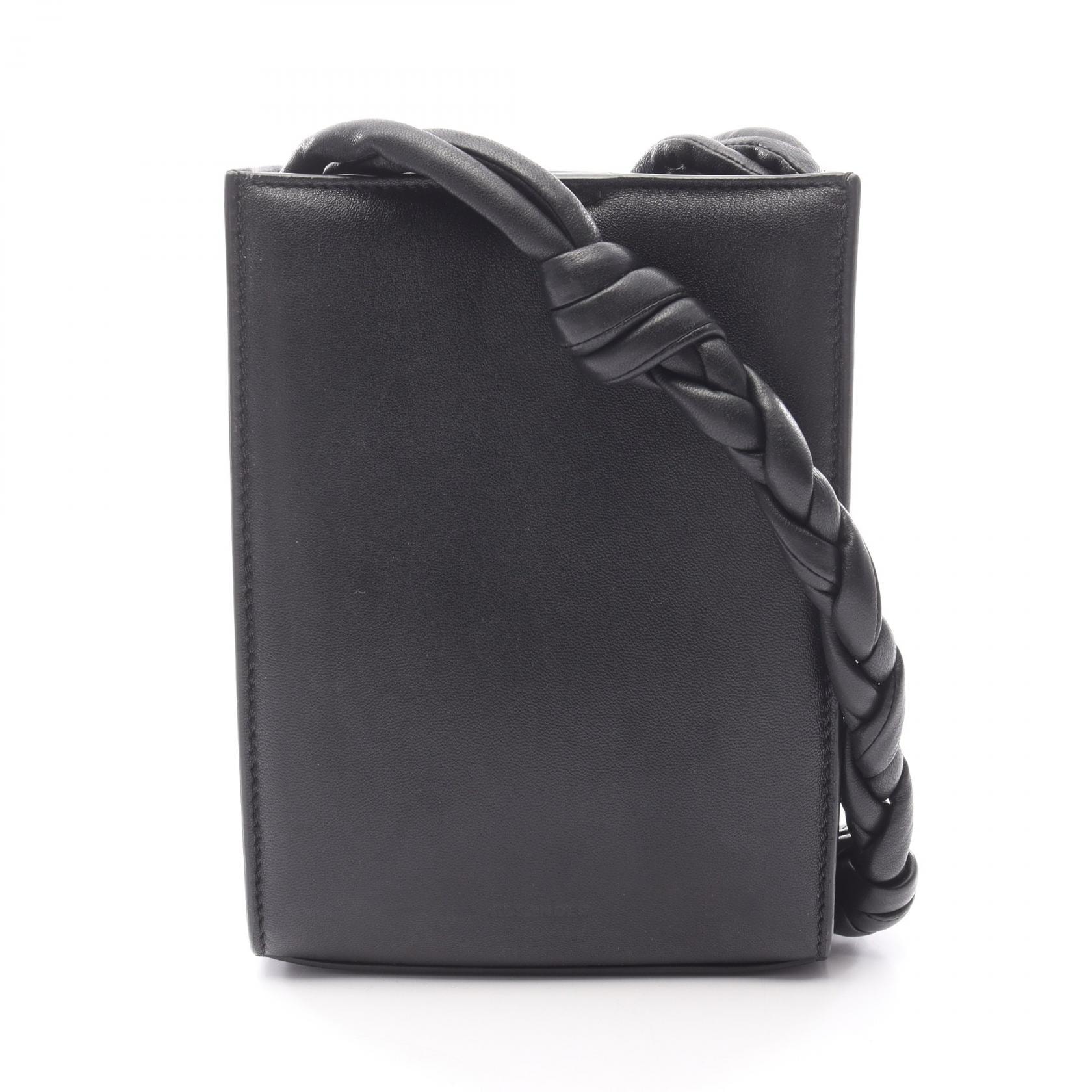 ジルサンダー JIL SANDER TANGLE SMALL PADDED ショルダーバッグ バッグ レザー レディース ブラック系 J08WG0018 【中古】