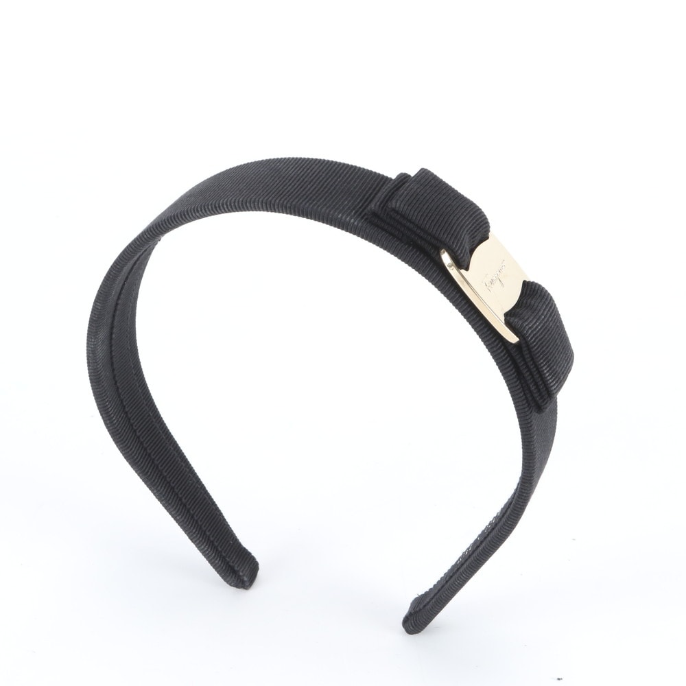 ■美品 サルヴァトーレフェラガモ ヴァラリボンカチューシャ