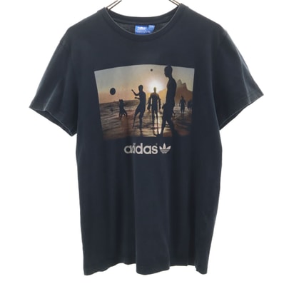 adidas Originals アディダスオリジナルス フォト 半袖 Tシャツ L ブラック