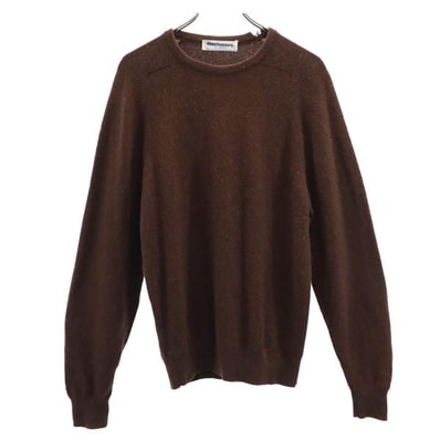 Burberrys バーバリーズ 90s オールド 刺繍 長袖 ニット S ブラウン系