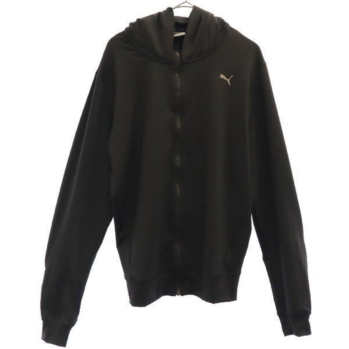 PUMA プーマ ヨガ 長袖 ジップパーカー L ブラック STUDIO スポーツ トレーニング