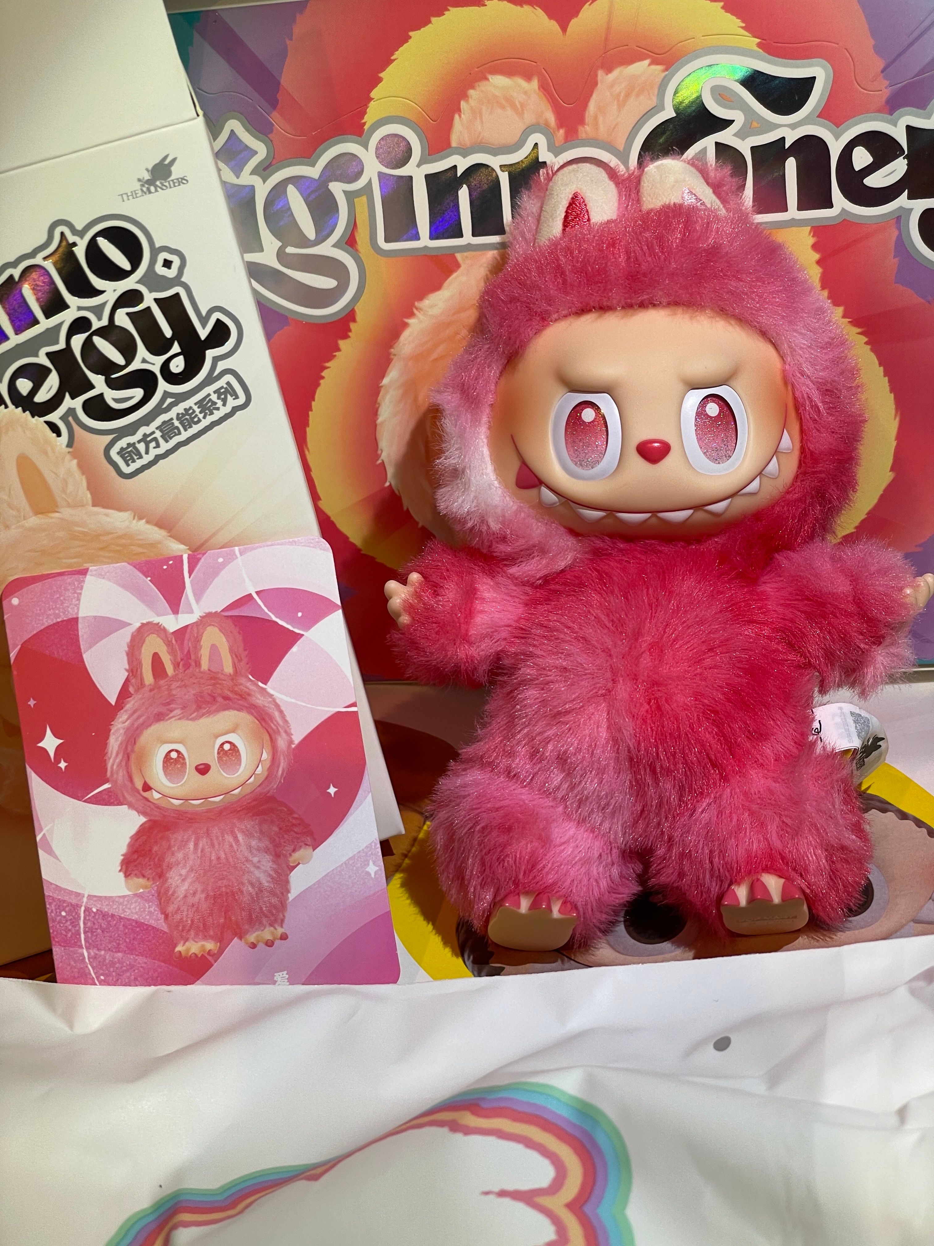 POP MART THE MONSTERS (LABUBU) Big into Energy Series Plush Pendant LOVE