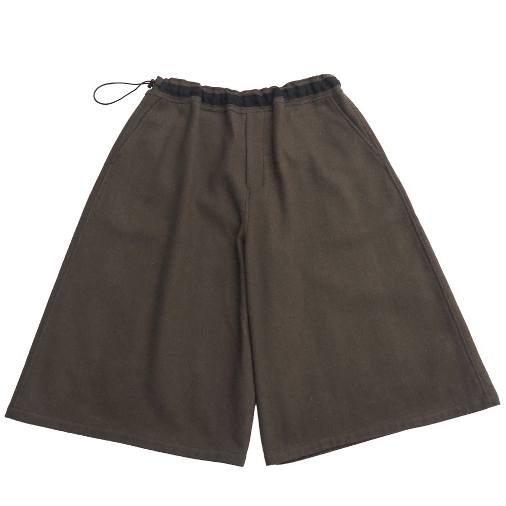 ■美品■2023AW■Ground Y Yohji Yamamoto グラウンド ワイ ヨウジヤマモト ワイドパンツ サイズ3 オーバーサイズ ハーフパンツ ブランド古着【中古】20261003/RB1107