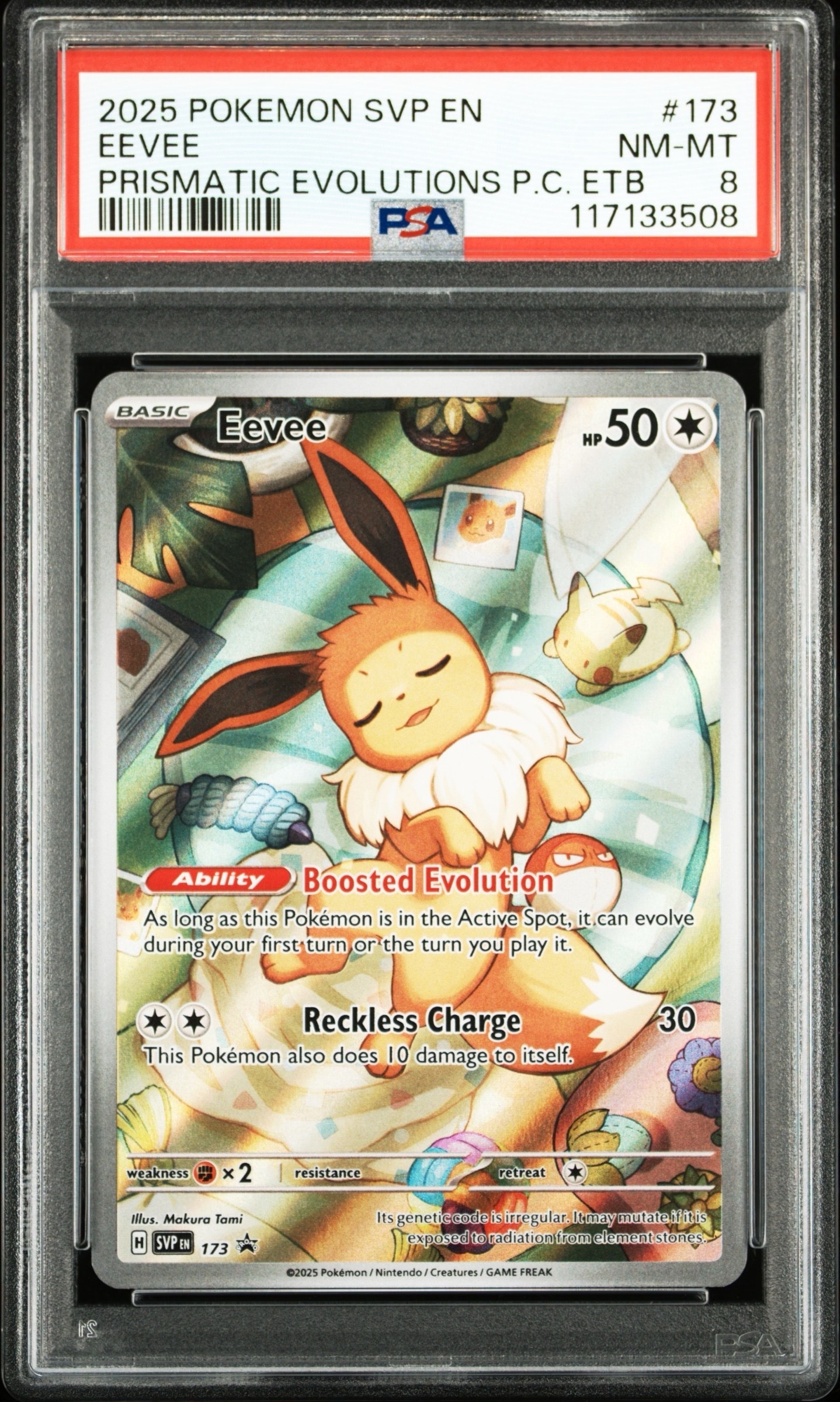 イーブイ P [SVP EN 173]【英語版】(スカーレット&バイオレット「プリズマティックエボリューションズ エリートトレーナボックス」)